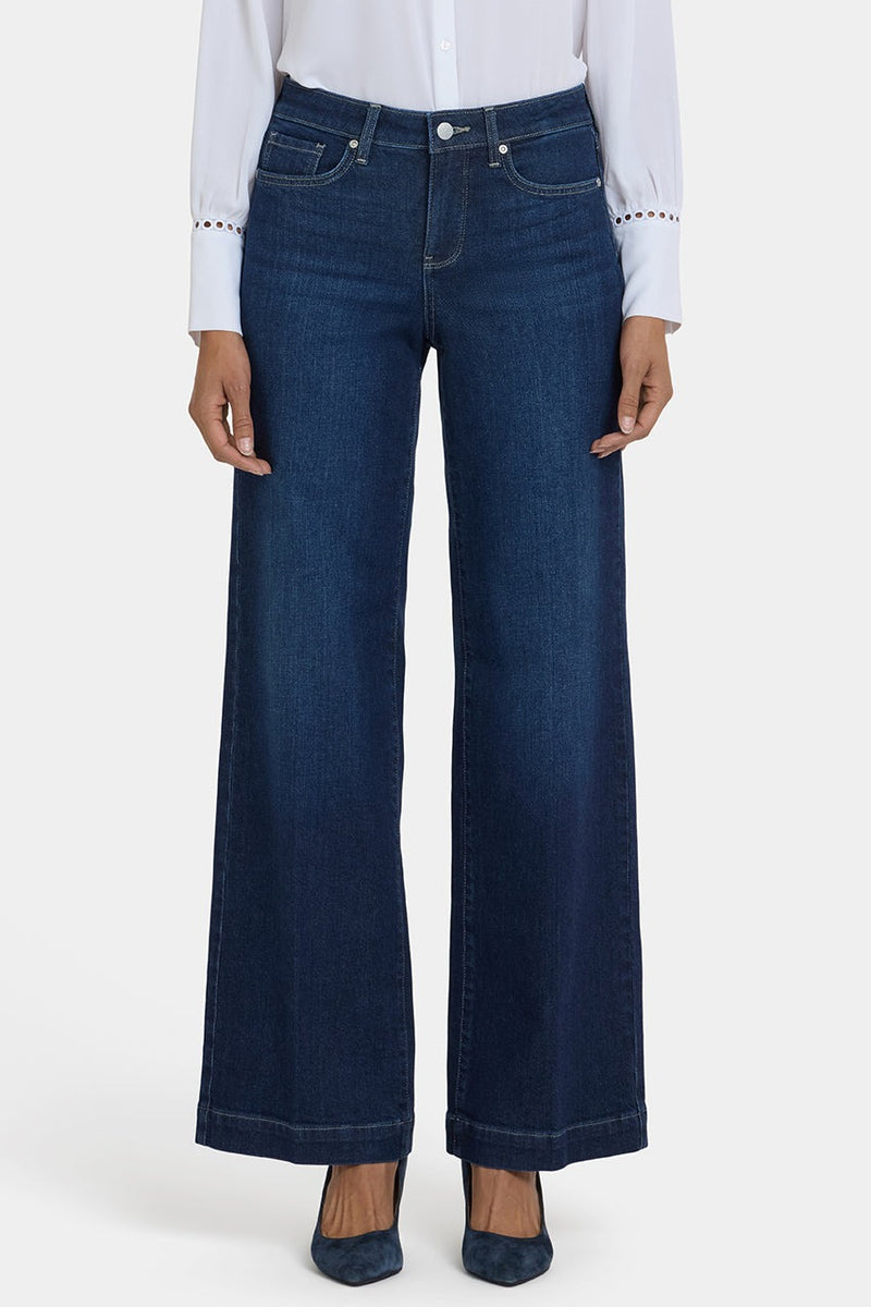 An image of the NYDJ Teresa Wide Leg Jeans