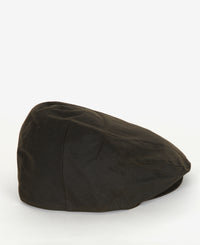 An image of the Barbour Wax Flat Cap