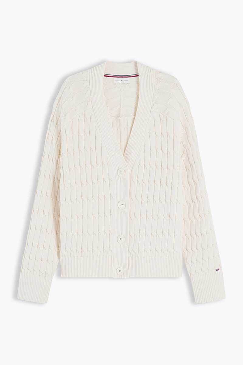 Mid Gg Cable V-Nk Cardi