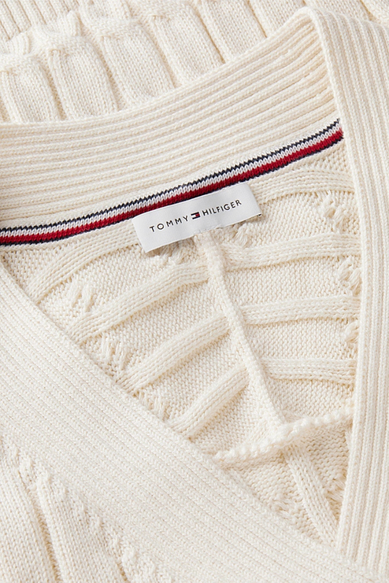 Mid Gg Cable V-Nk Cardi