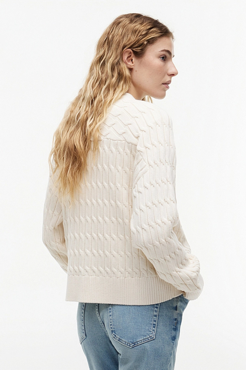 Mid Gg Cable V-Nk Cardi