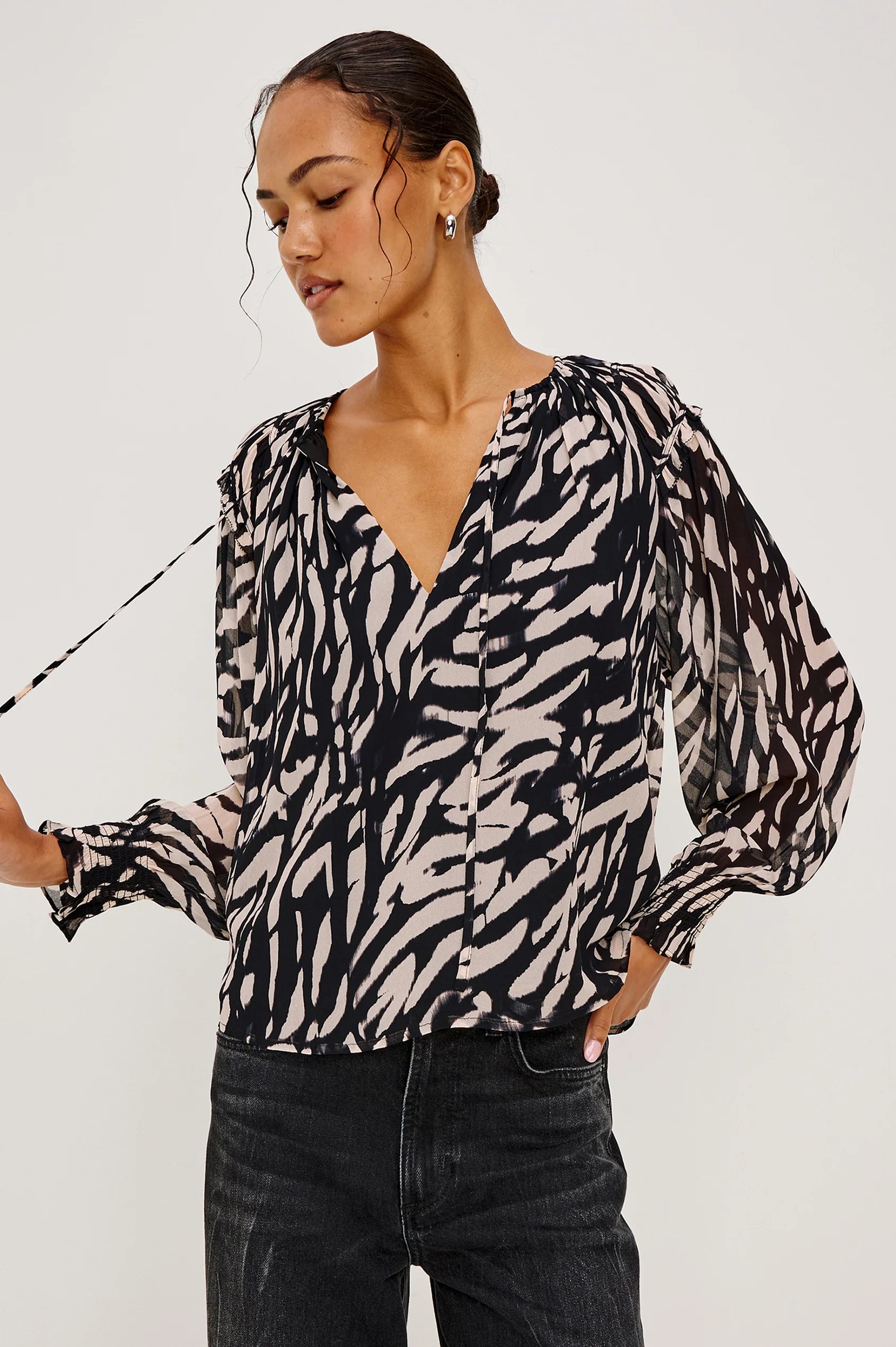 An image of the Rails Mirna Long Sleeve Top