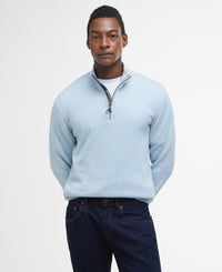An image of the Barbour Cotton Half Zip Knit Sweater