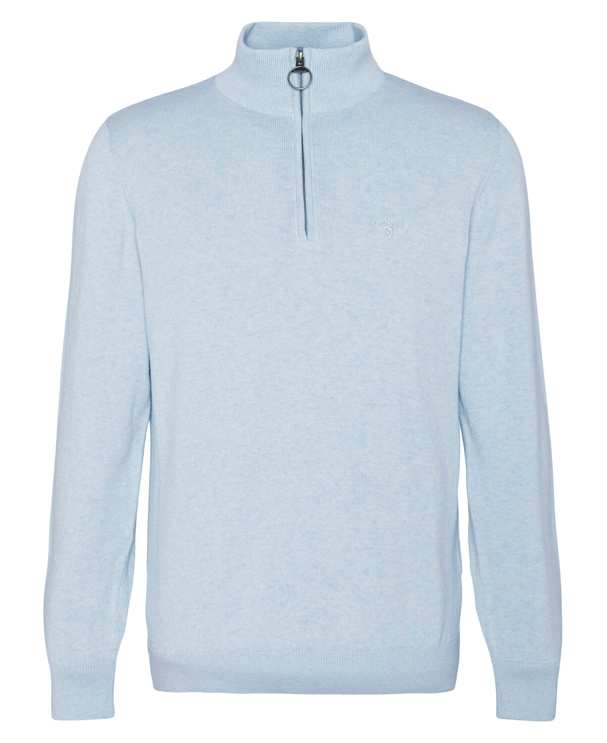 An image of the Barbour Cotton Half Zip Knit Sweater