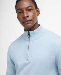 An image of the Barbour Cotton Half Zip Knit Sweater