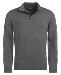 An image of the Barbour Cotton Half Zip Knit Sweater