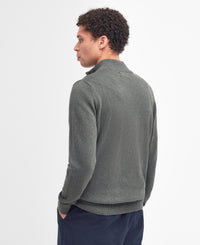 An image of the Barbour Cotton Half Zip Knit Sweater