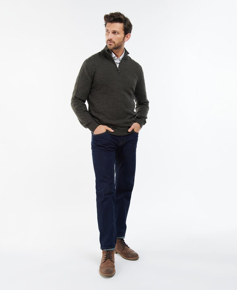 An image of the Barbour Firle Half Zip Jumper