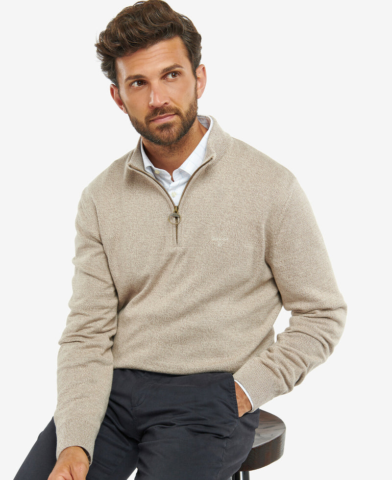 An image of the Barbour Firle Half Zip Jumper