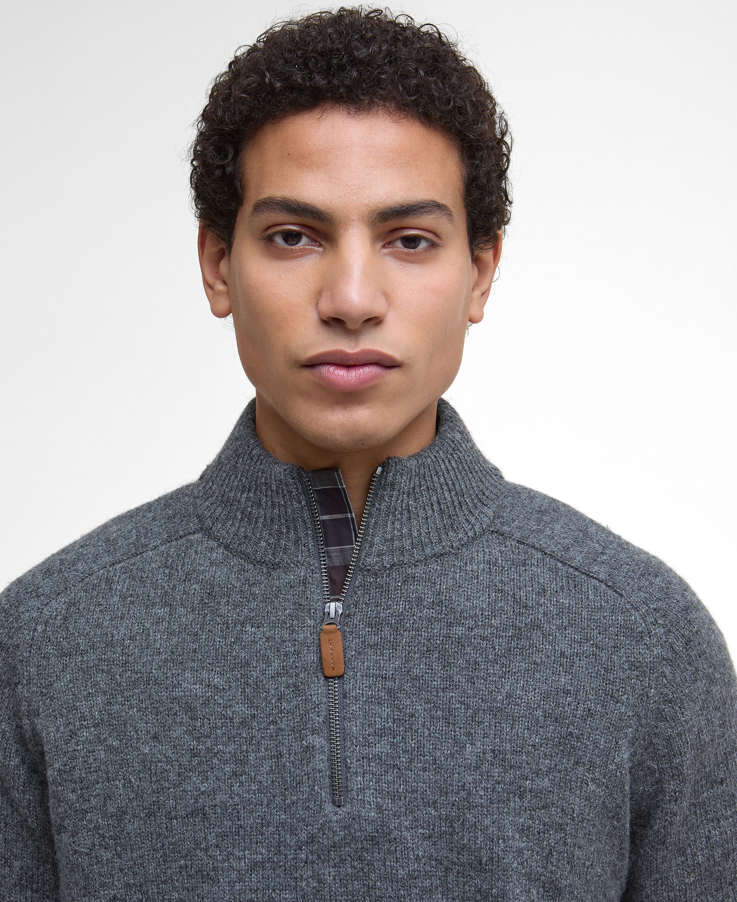 An image of the Barbour Talder Half Zip Jumper