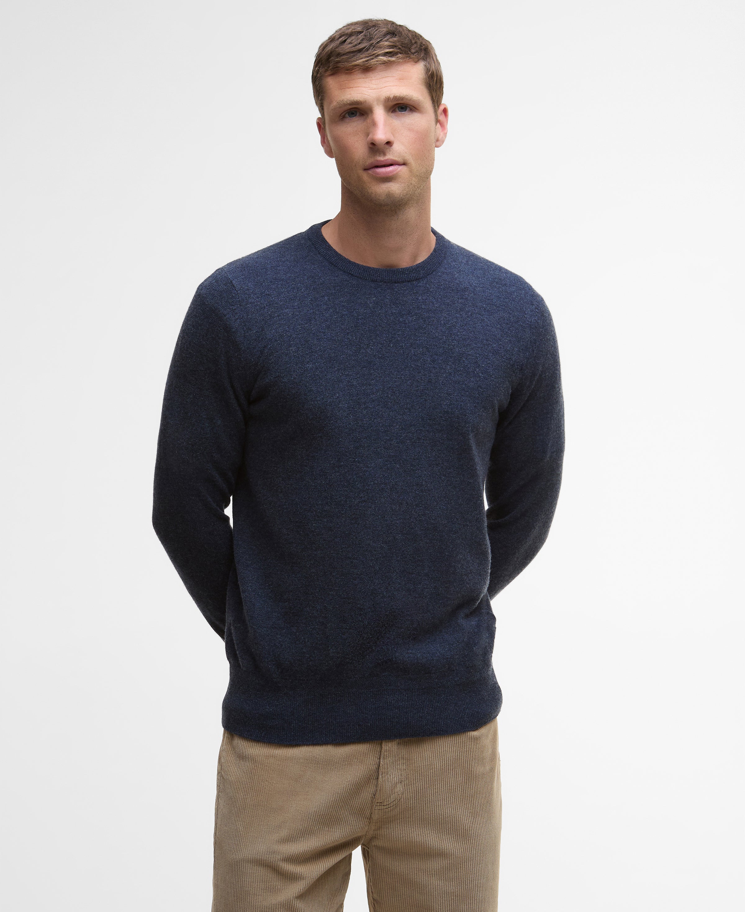 An image of the Barbour Waterbury Crew Neck Jumper