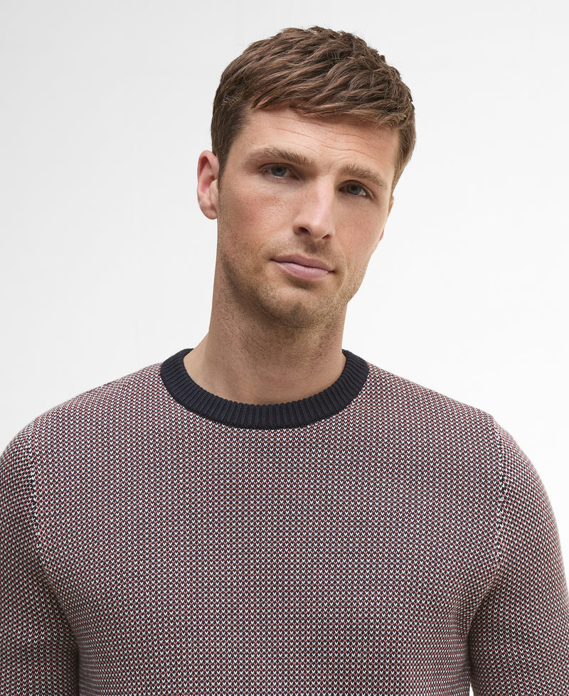 An image of the Barbour Wells Crew Neck Jumper