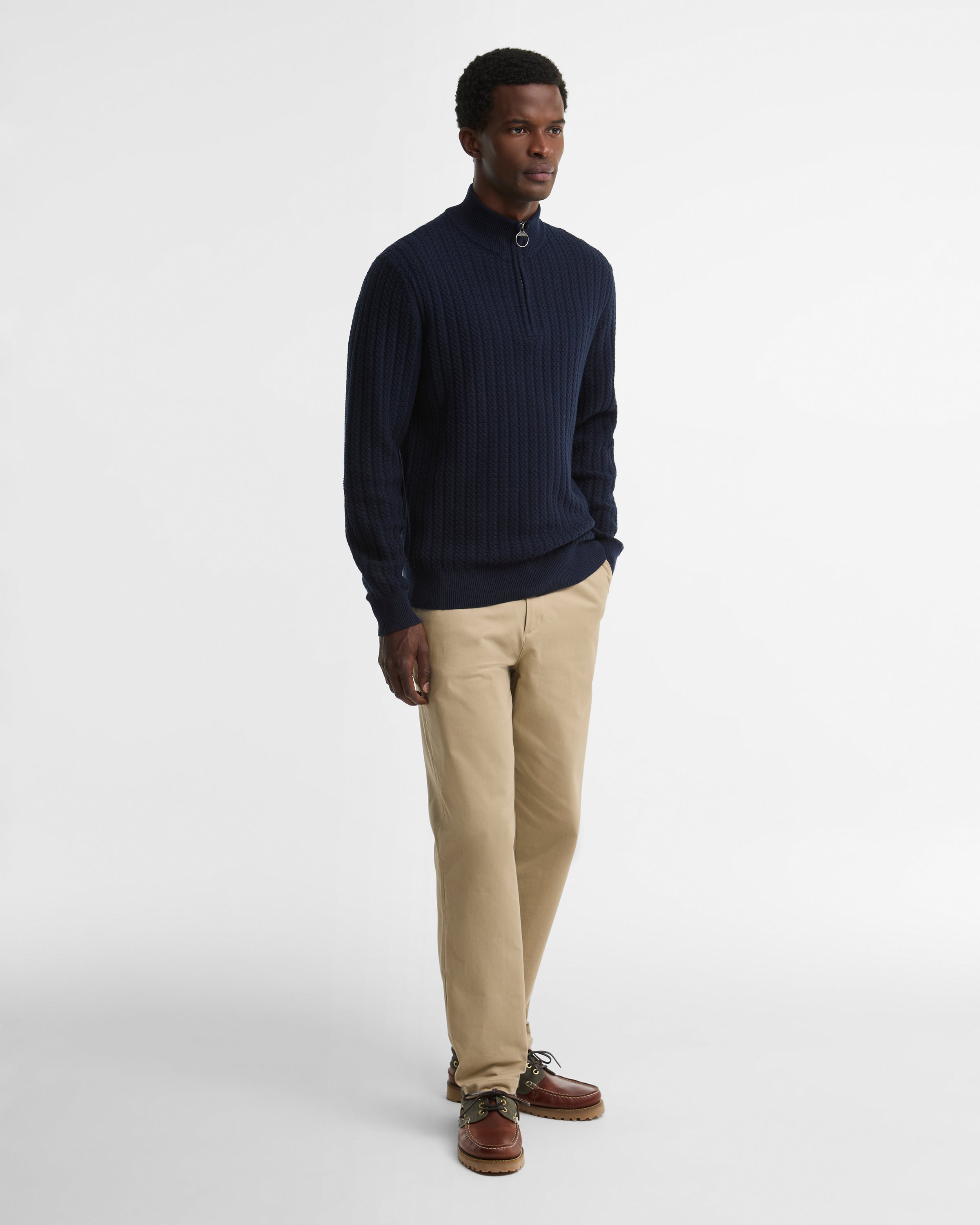 Herringbone Half Zip