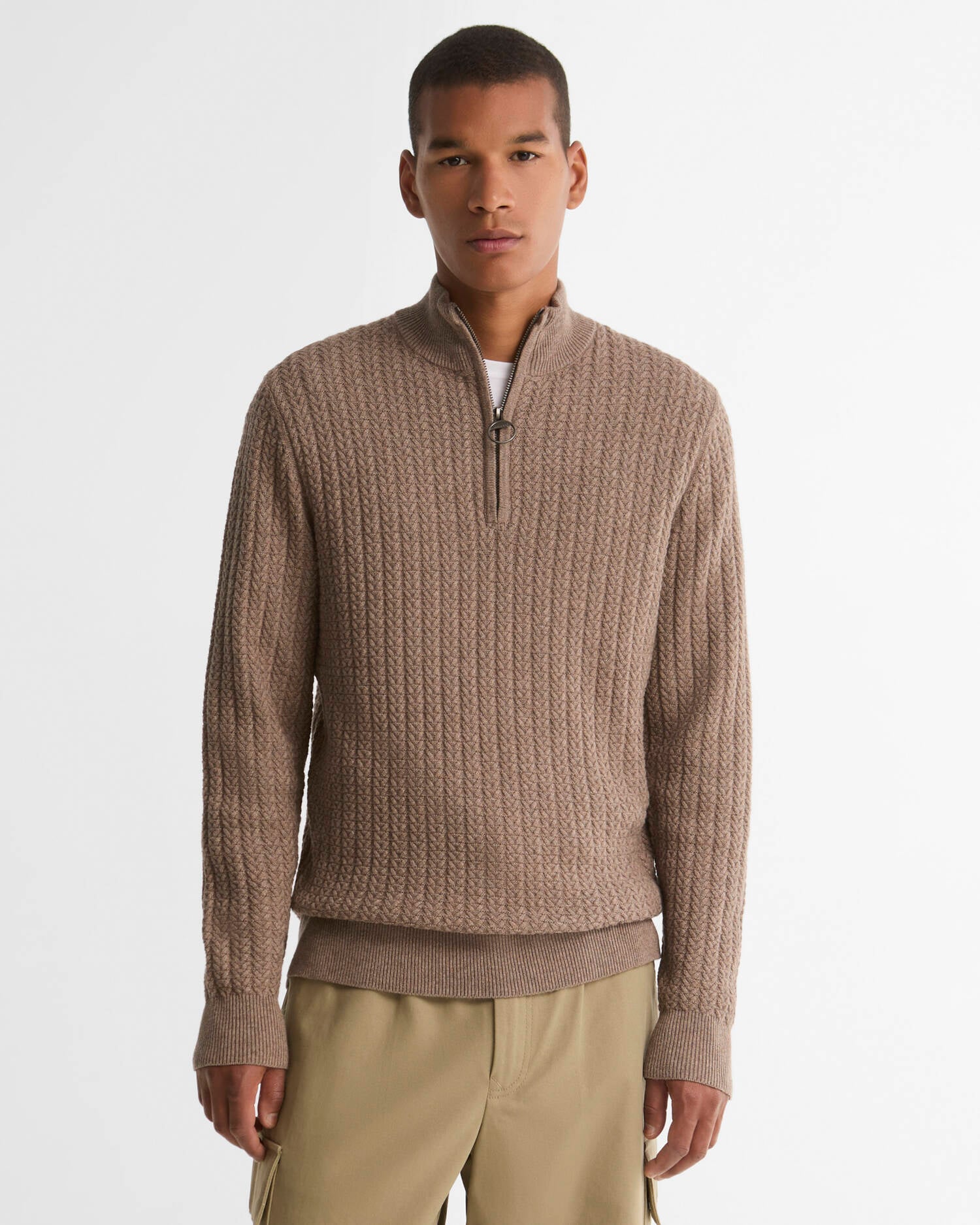 Herringbone Half Zip