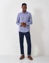 An image of the Crew Clothing Classic Micro Gingham Shirt