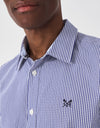 An image of the Crew Clothing Classic Micro Gingham Shirt