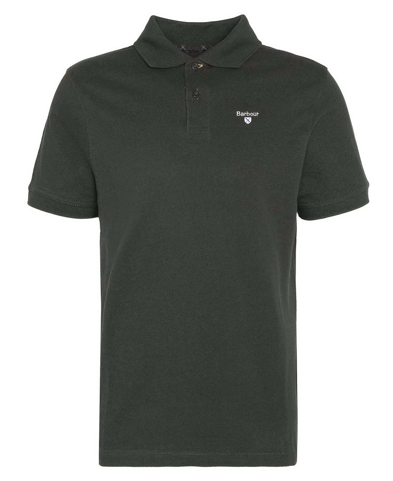 An image of the Barbour Tartan Pique Polo Shirt