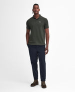 An image of the Barbour Tartan Pique Polo Shirt