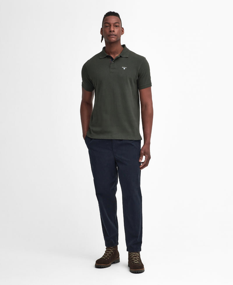 An image of the Barbour Tartan Pique Polo Shirt