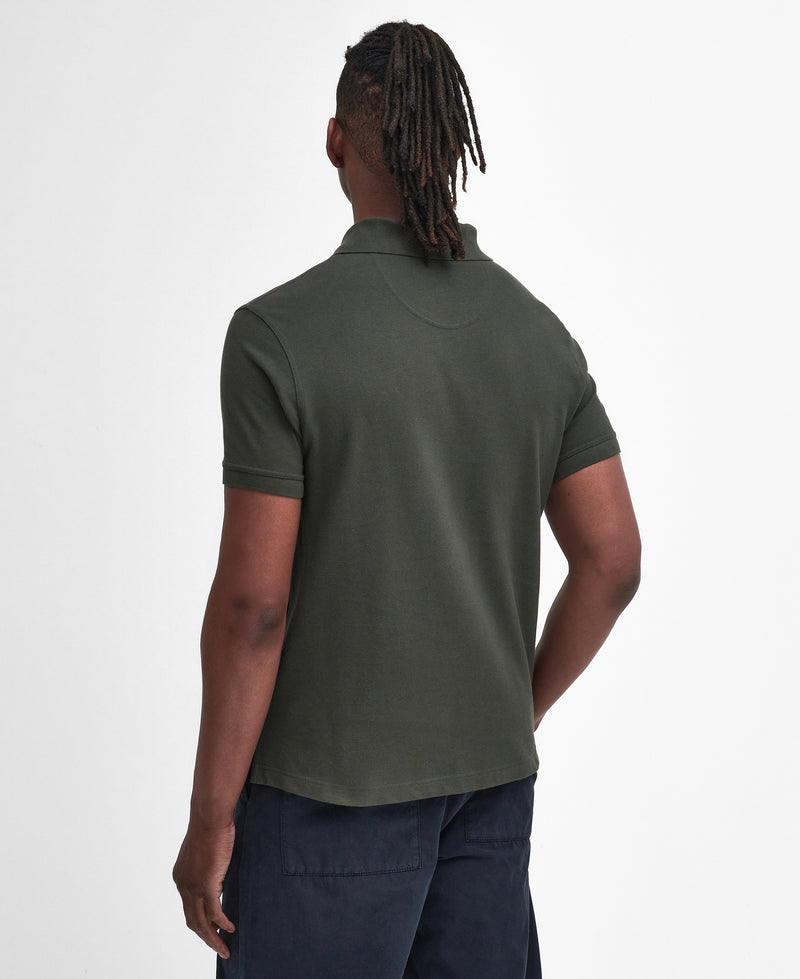 An image of the Barbour Tartan Pique Polo Shirt