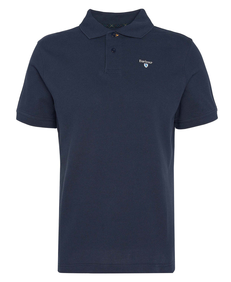 An image of the Barbour Tartan Pique Polo Shirt