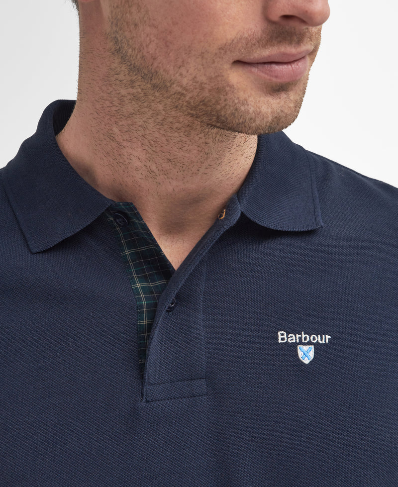 An image of the Barbour Tartan Pique Polo Shirt
