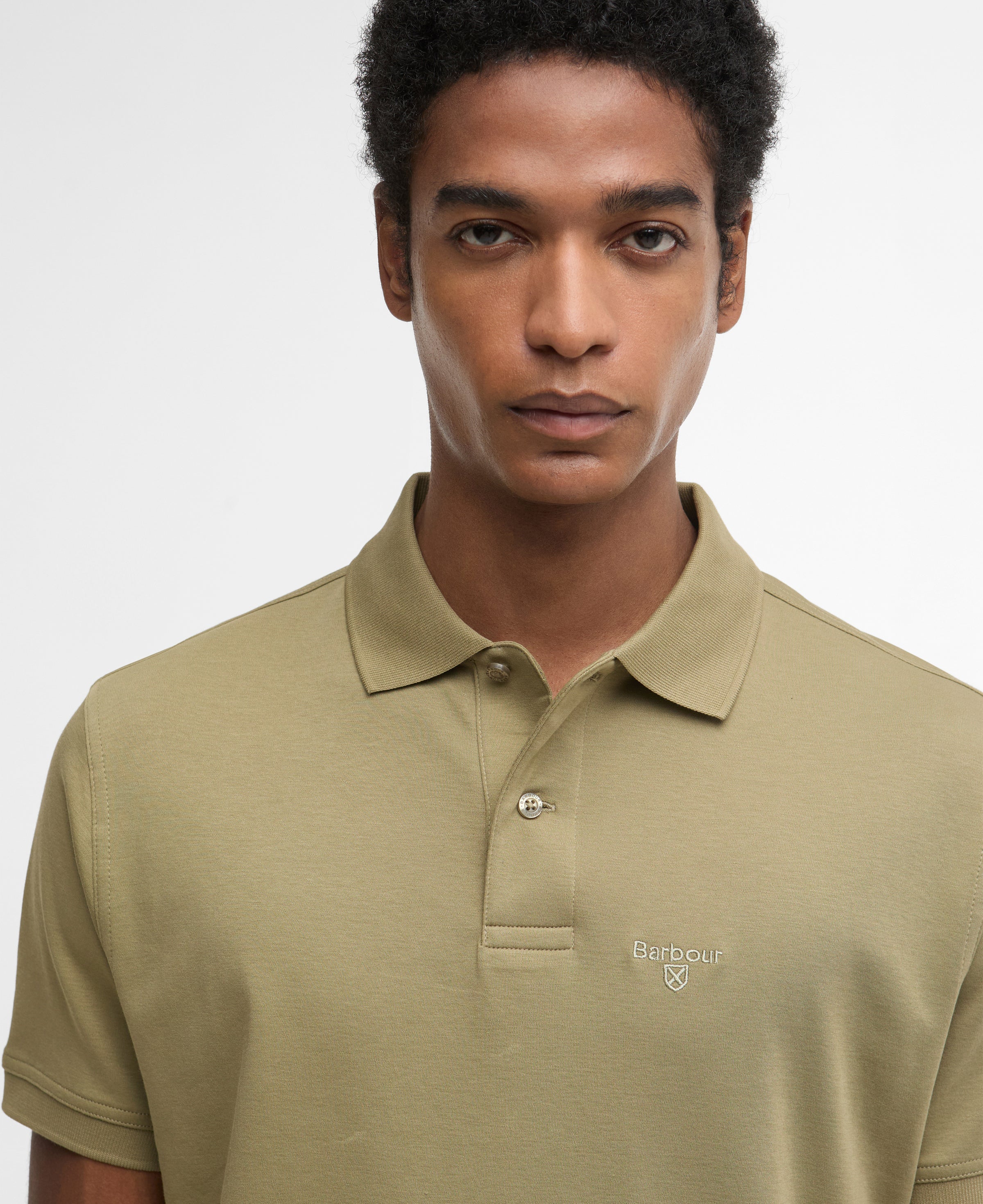 An image of the Barbour Hylton Interlock Tailored Fit Polo Shirt