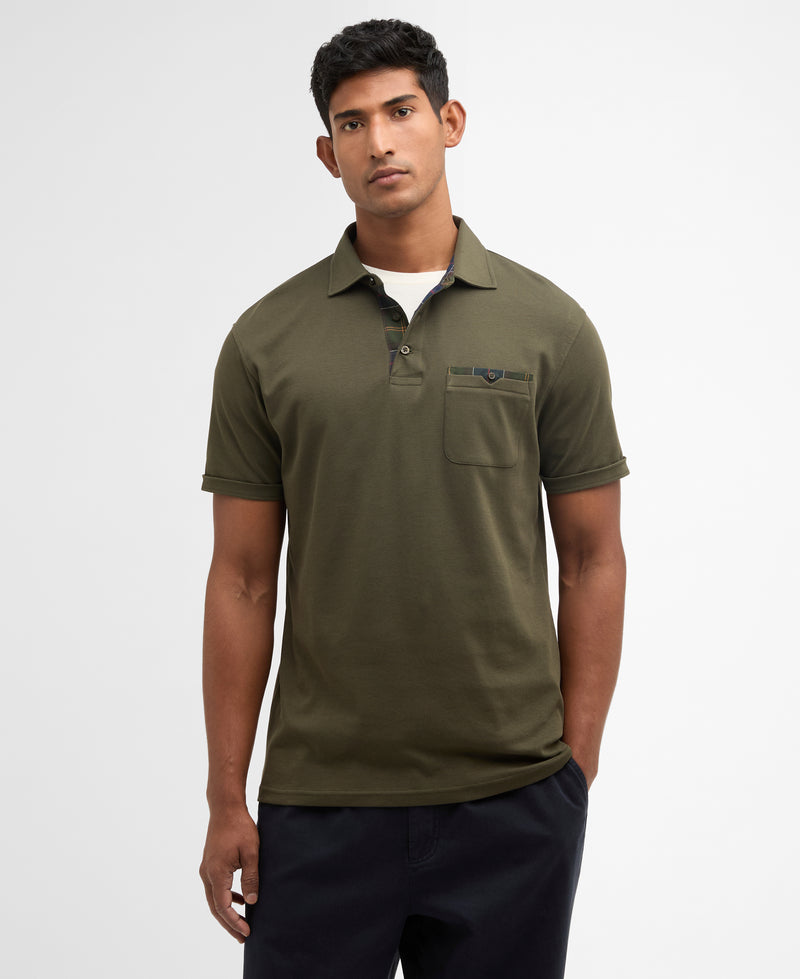 An image of the Barbour Premium Corpatch Tailored Polo Shirt
