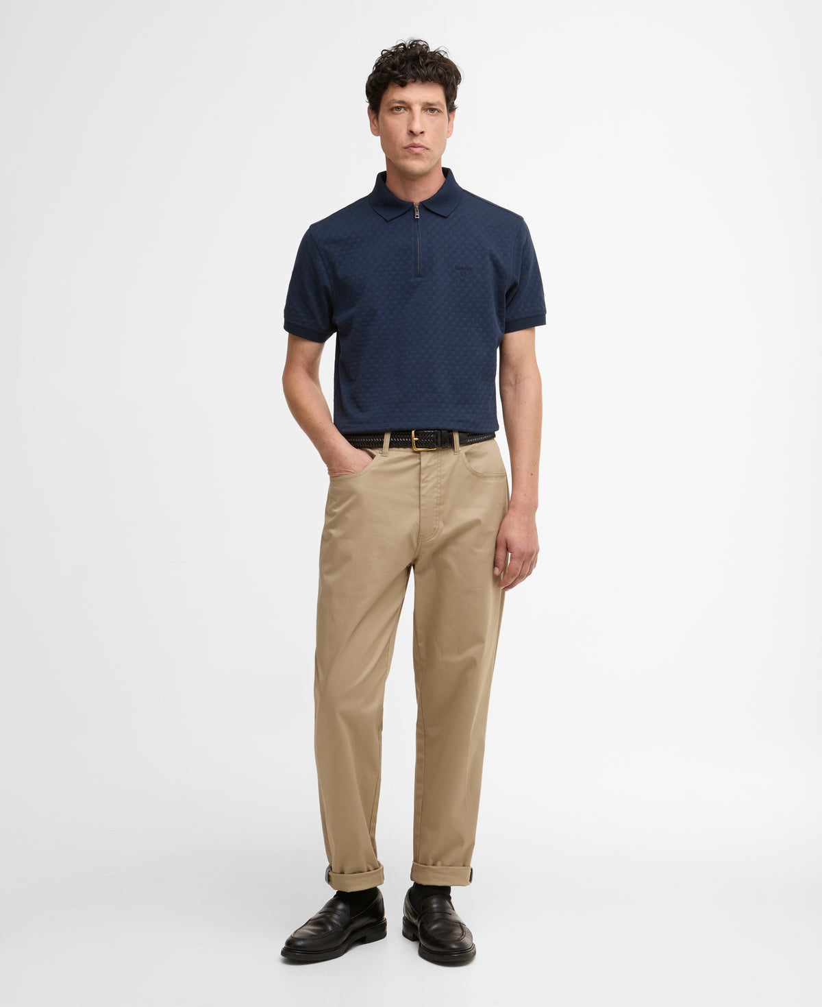 An image of the Barbour Hockham Tailored Fit Polo Shirt