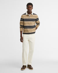 Frith Tartan Stripe Rugby Shirt