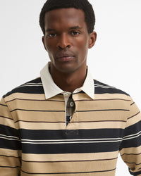 Frith Tartan Stripe Rugby Shirt