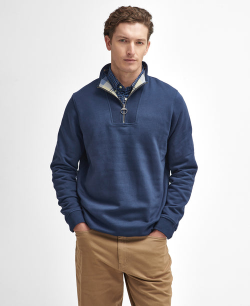 An image of the Barbour Nelson Half Zip Jumper