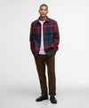 An image of the Barbour Chapter Tailored Check Overshirt