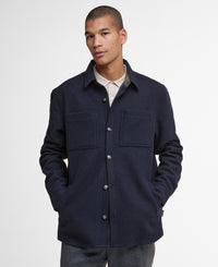 An image of the Barbour Marlow Wool Tailored Wool Blend Overshirt