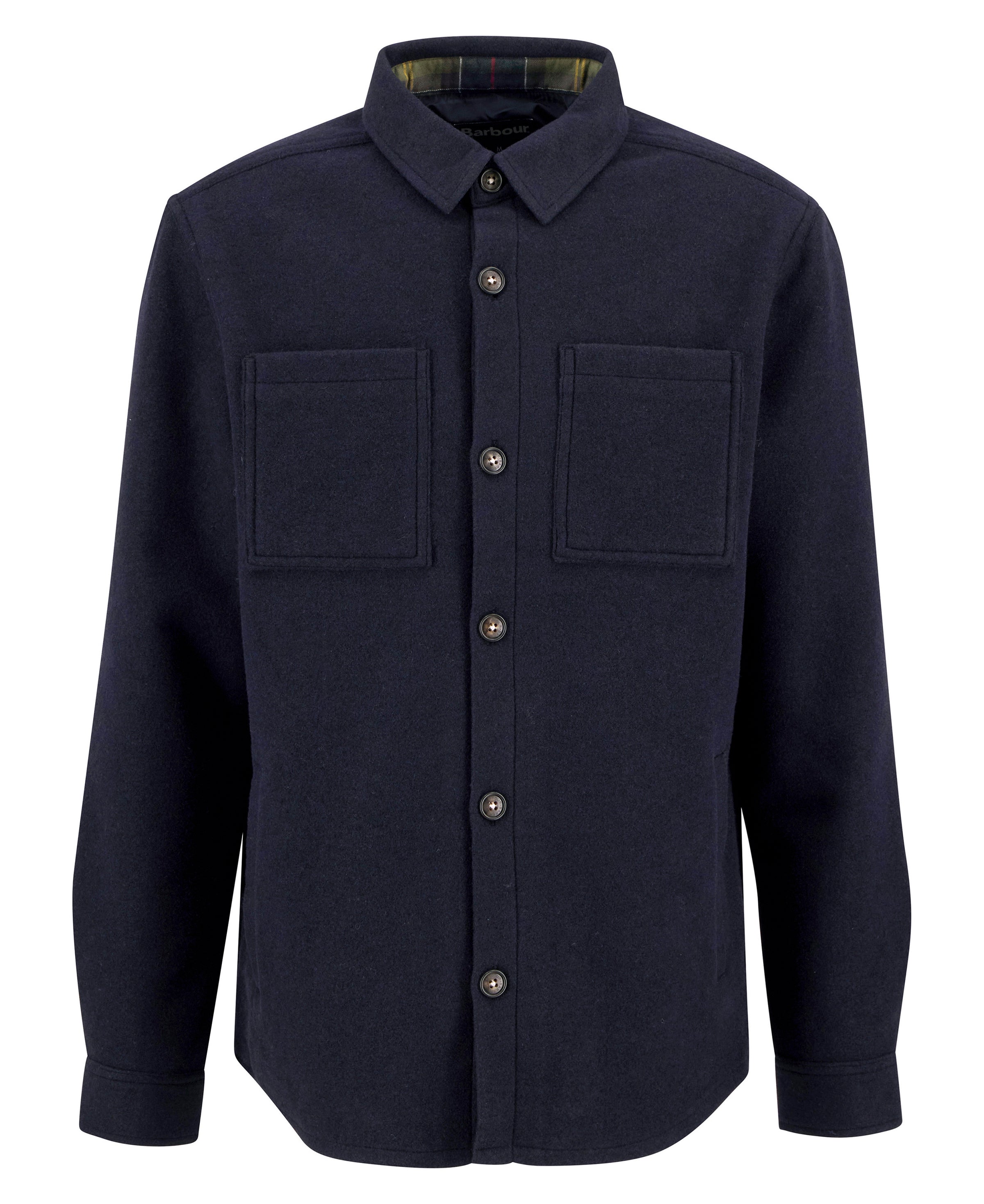 An image of the Barbour Marlow Wool Tailored Wool Blend Overshirt