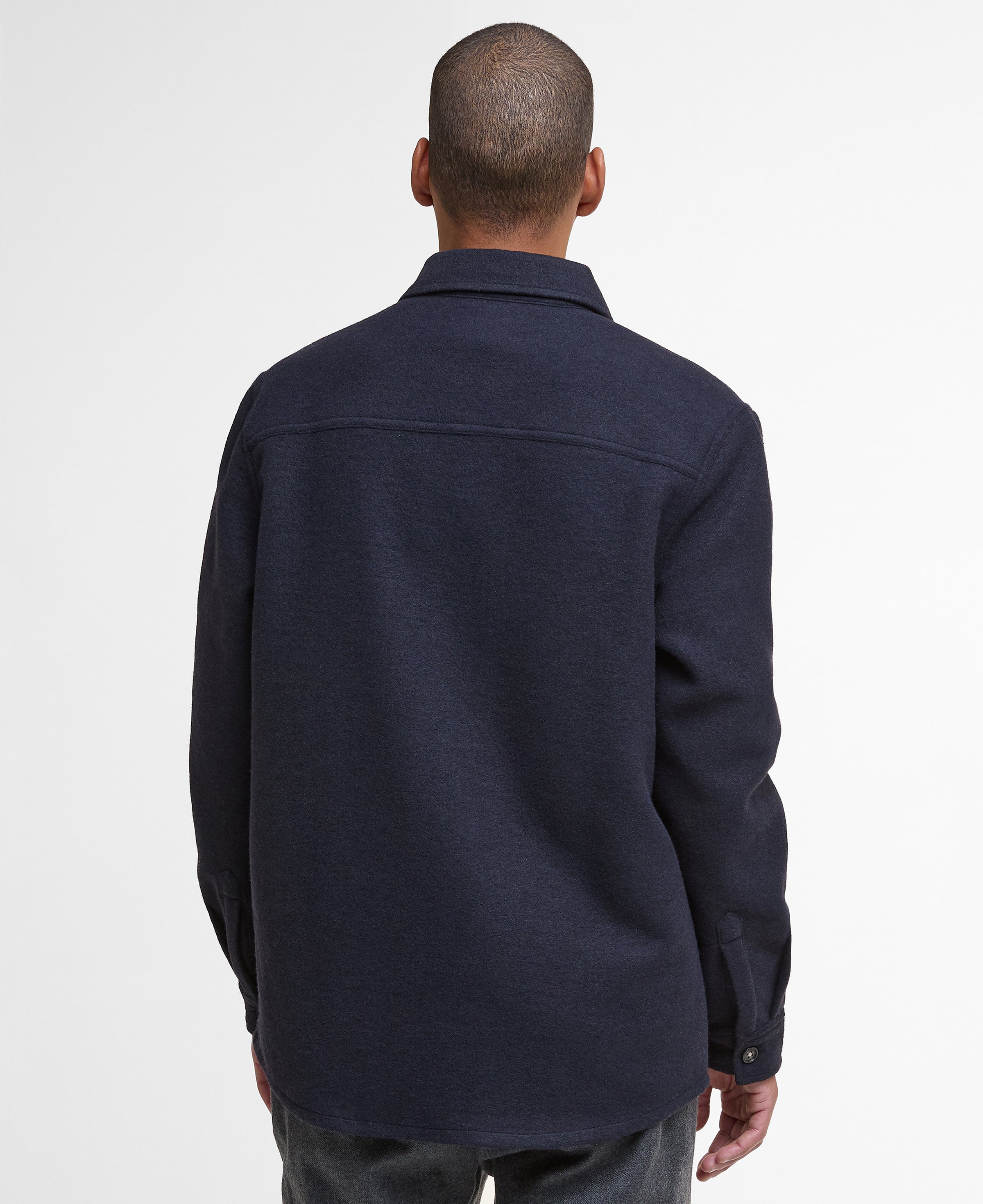 An image of the Barbour Marlow Wool Tailored Wool Blend Overshirt