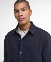 An image of the Barbour Marlow Wool Tailored Wool Blend Overshirt