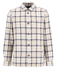 Vennel Textured Tartan Overshirt