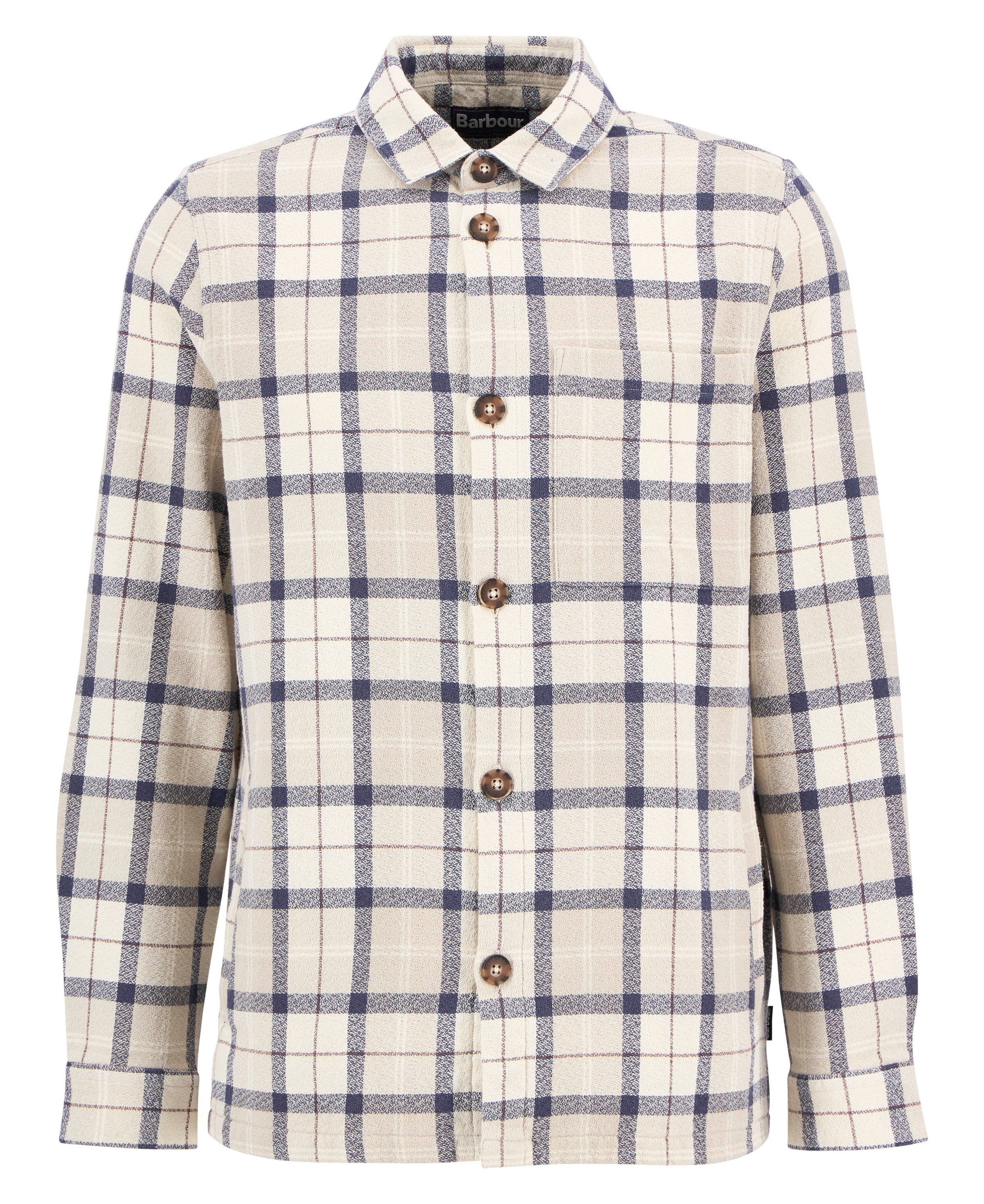 Vennel Textured Tartan Overshirt