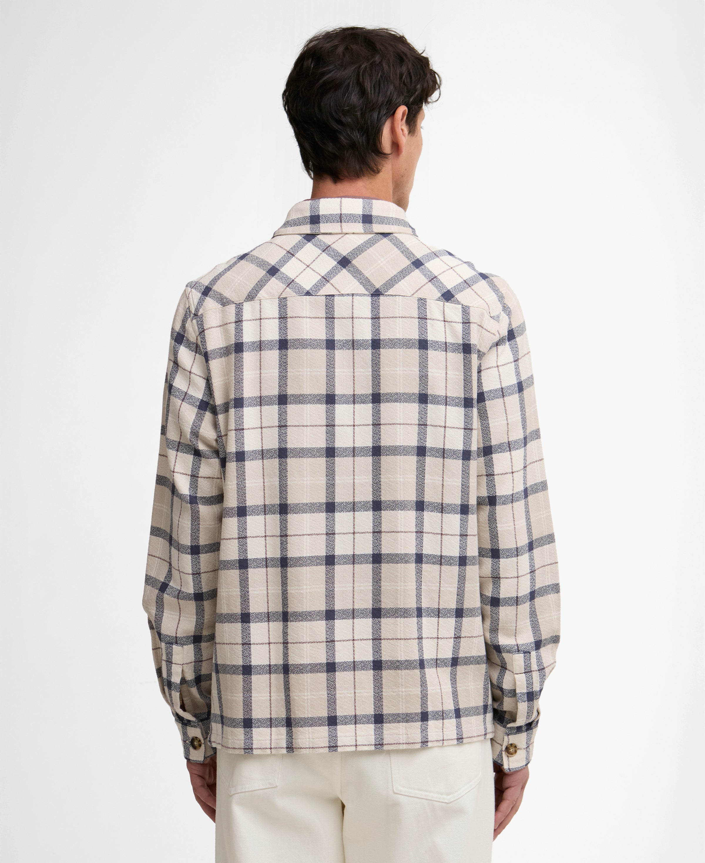 Vennel Textured Tartan Overshirt