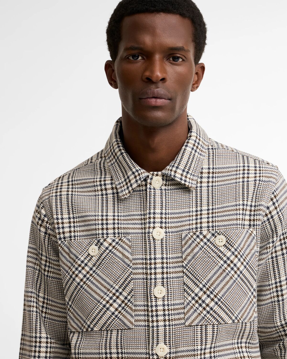 Alderney Houndstooth Overshirt