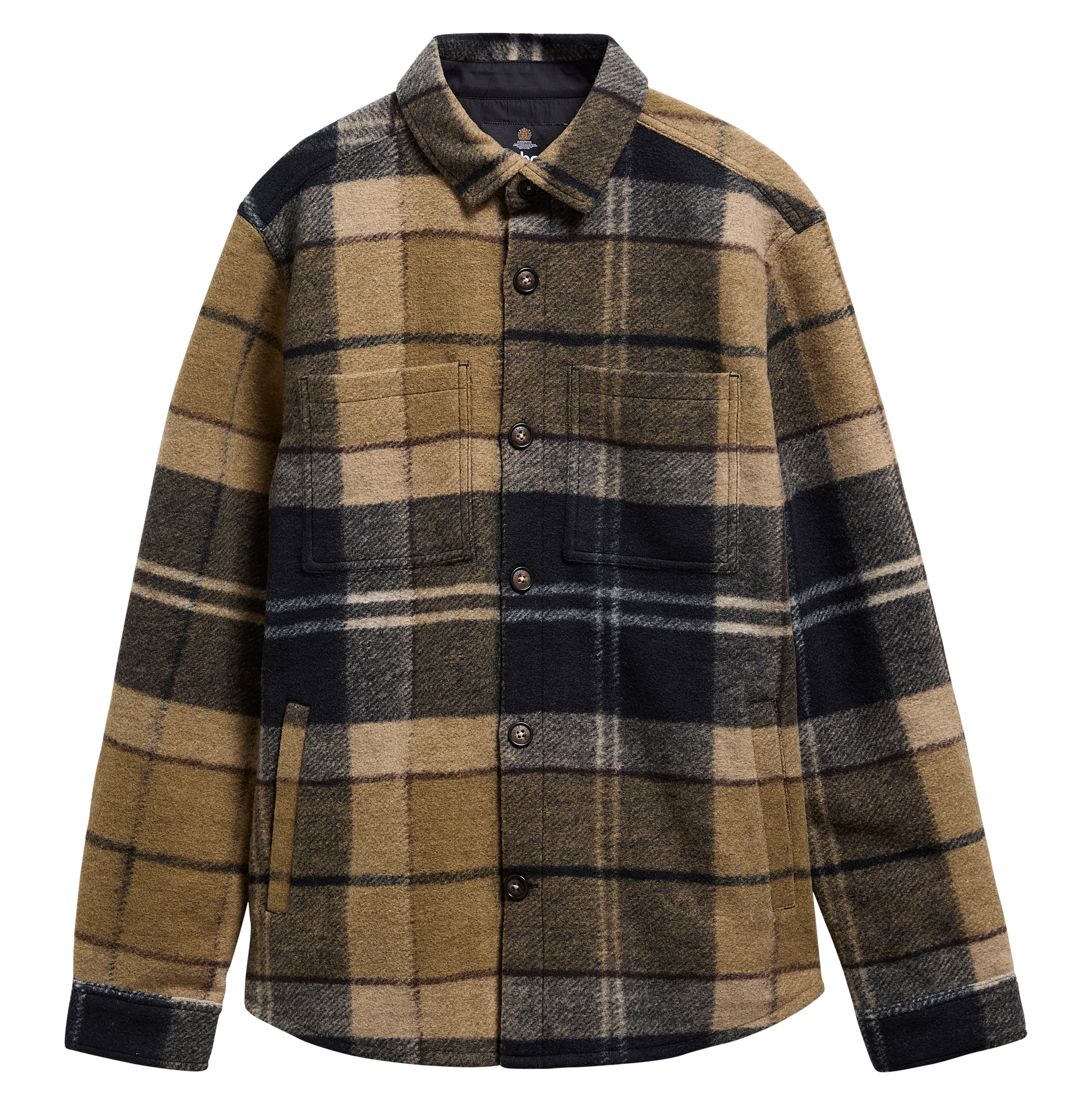 Woodlane Brushed Check Overshirt