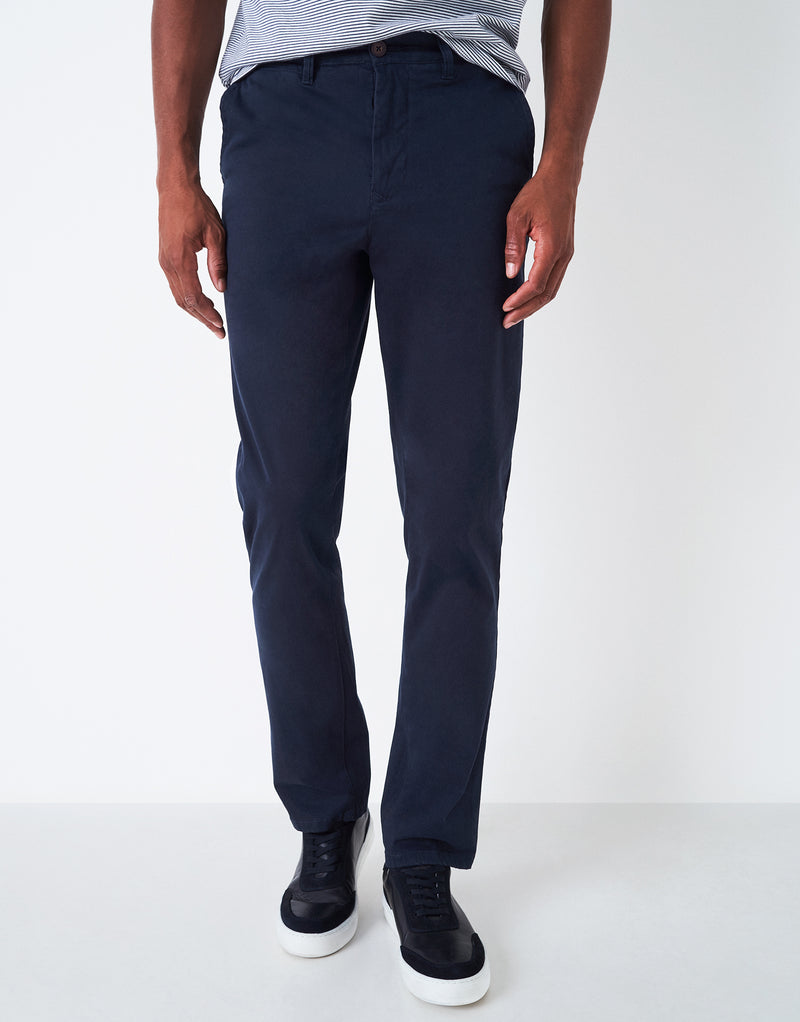 An image of the Crew Clothing Straight Chino
