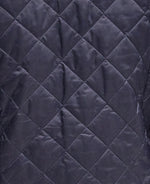 An image of the Barbour Heritage Liddesdale Quilted Jacket in the colour Navy.