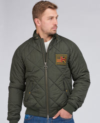 An image of the Barbour International Merchant Quilted Jacket