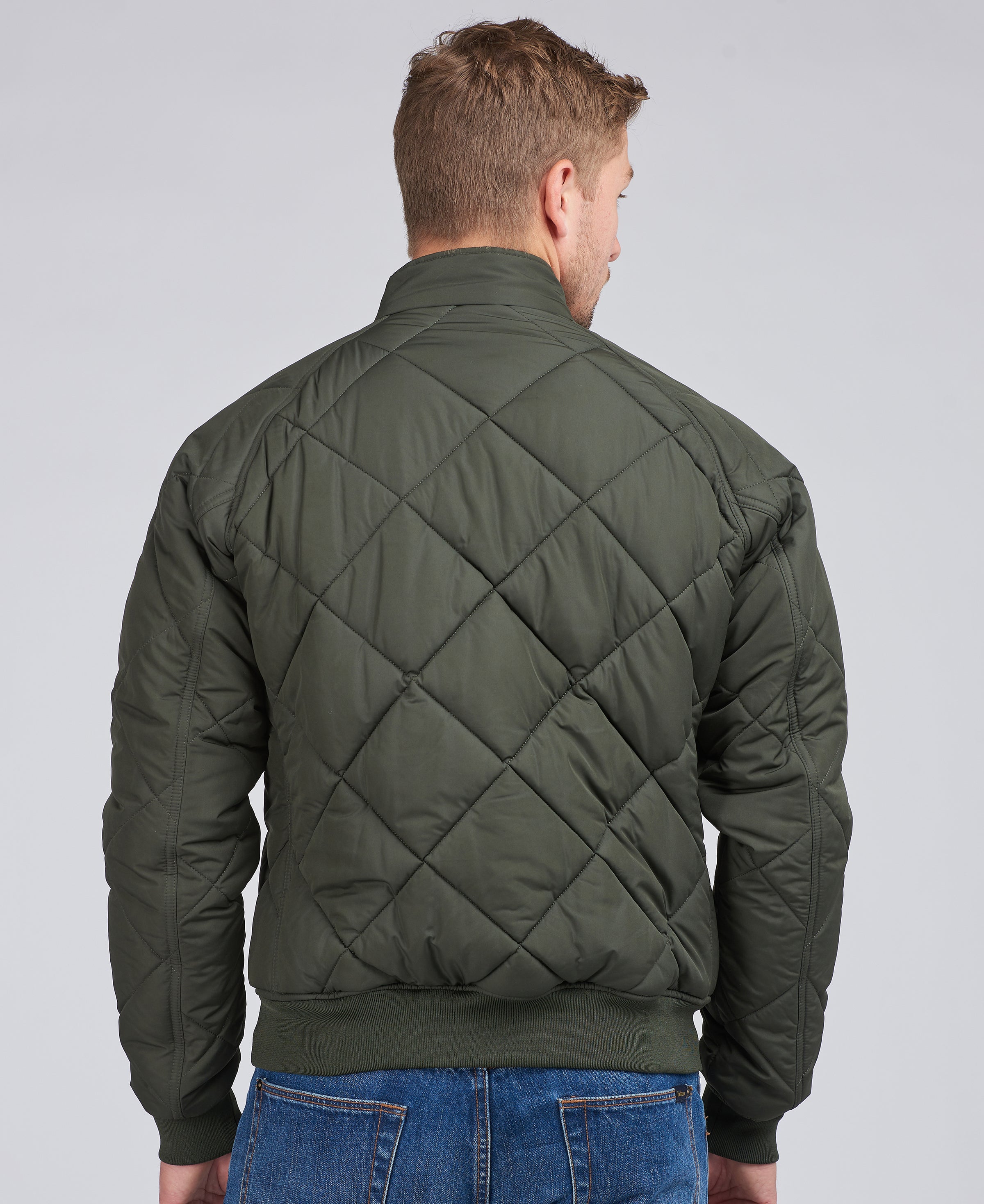 An image of the Barbour International Merchant Quilted Jacket