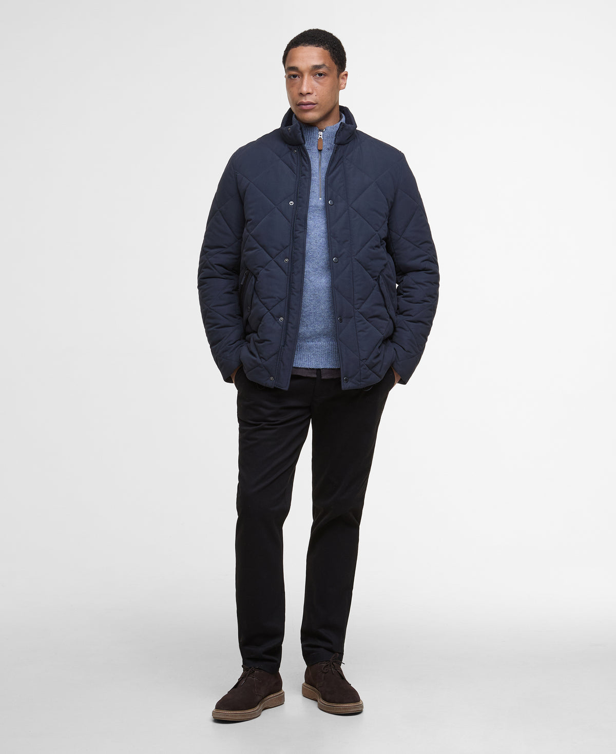 An image of the Barbour Winter Chelsea Quilted Jacket