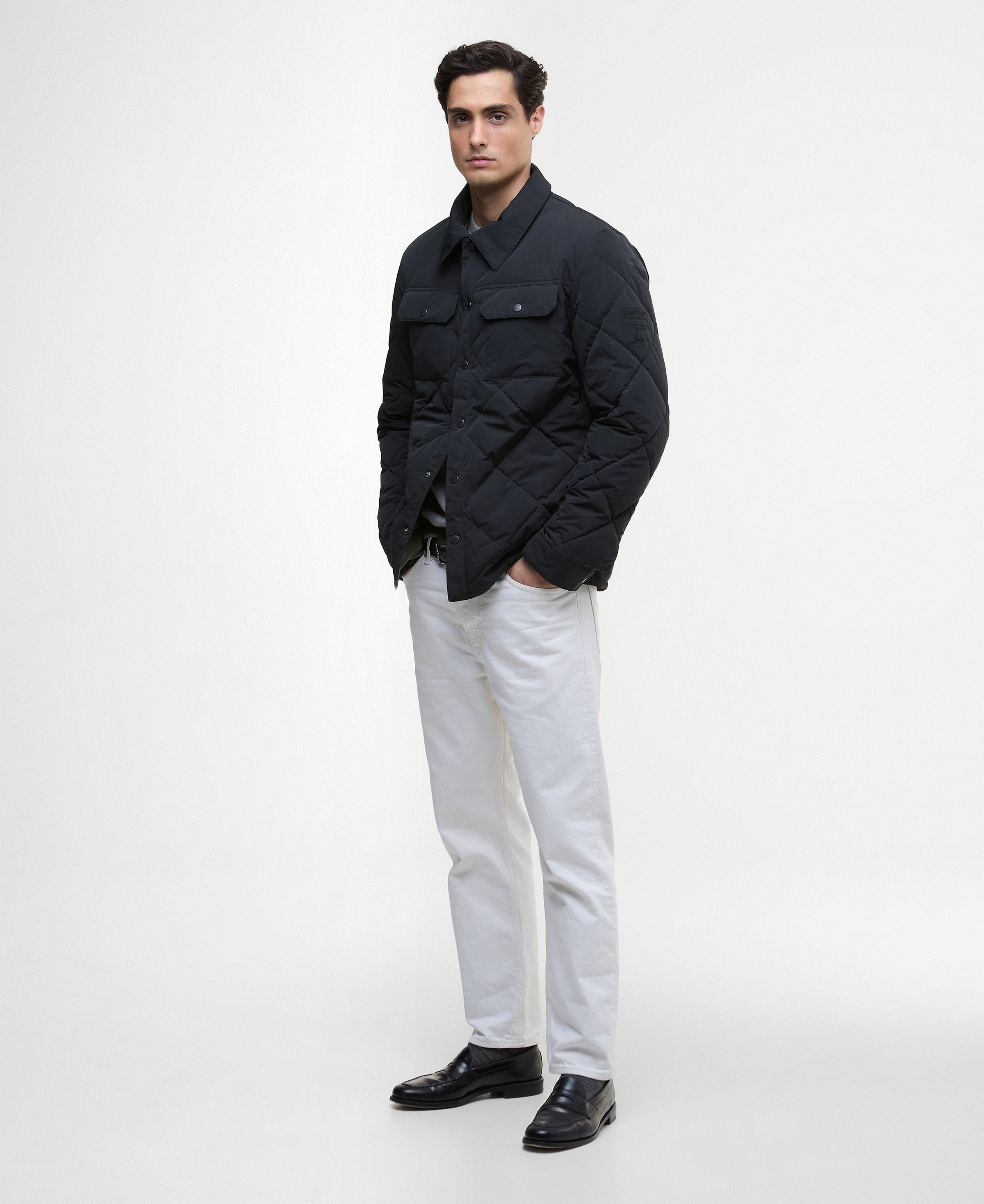 An image of the Barbour International Axwell Puffer Jacket