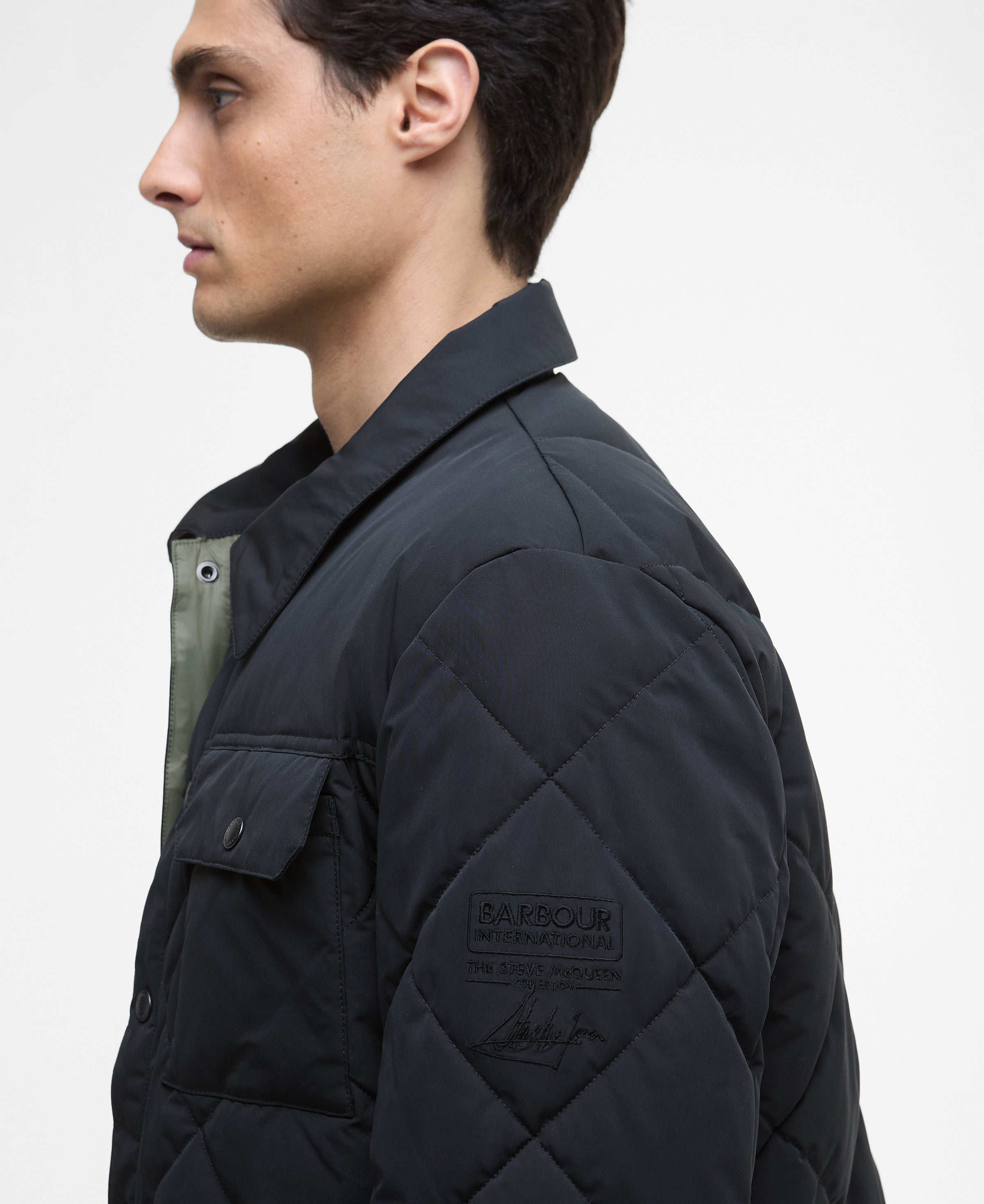 An image of the Barbour International Axwell Puffer Jacket