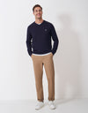 An image of the Crew Clothing Organic Cotton V-Neck